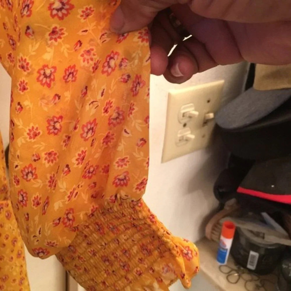 Time and Tru flower print midi dress, size 16 - Picture 8 of 8